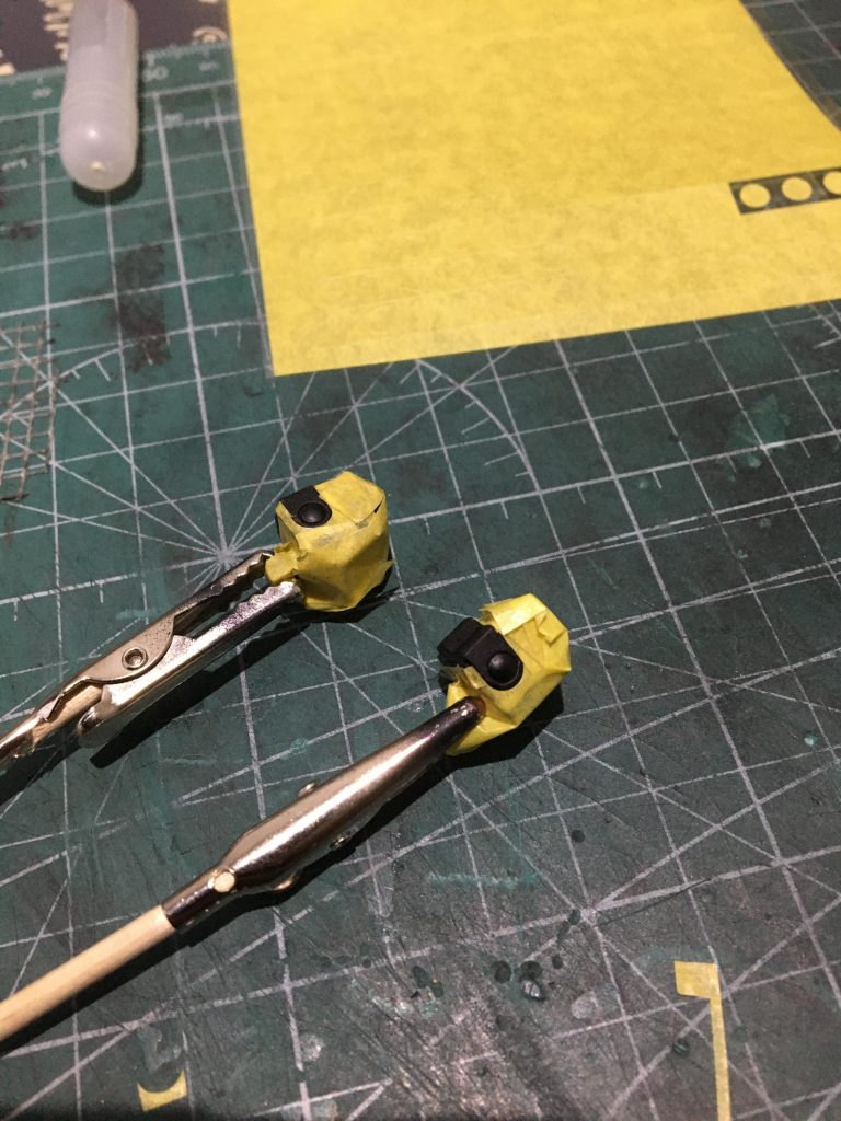 初めてのガンプラマスキング。ミニ四駆の方が圧倒的に楽...