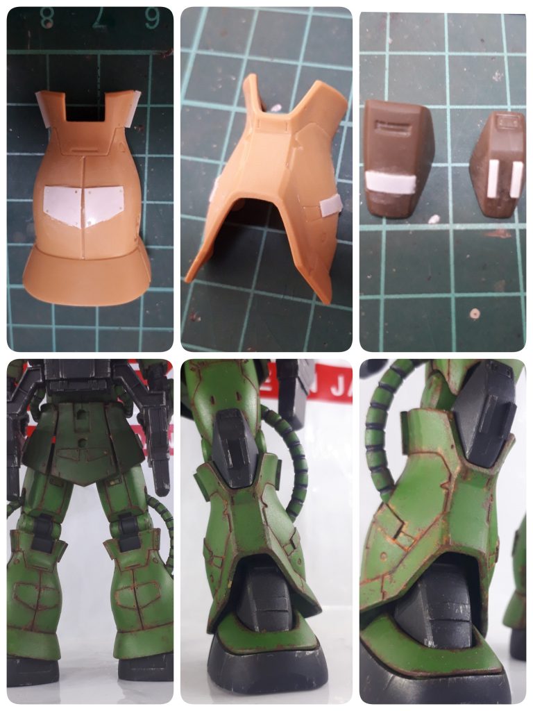 プラ棒やプラ板でちょこっと追加