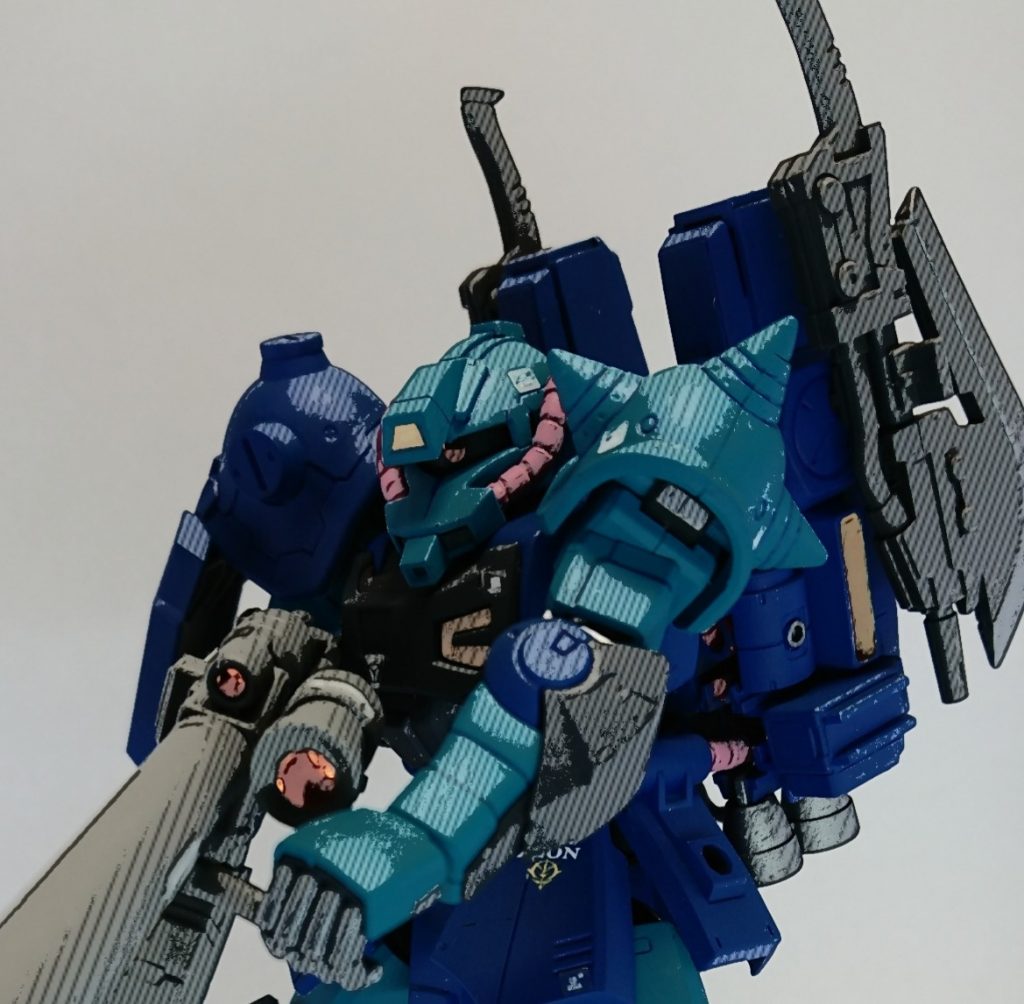 オリジン版シリーズのザクは、本当にカッコいい(´- `*)