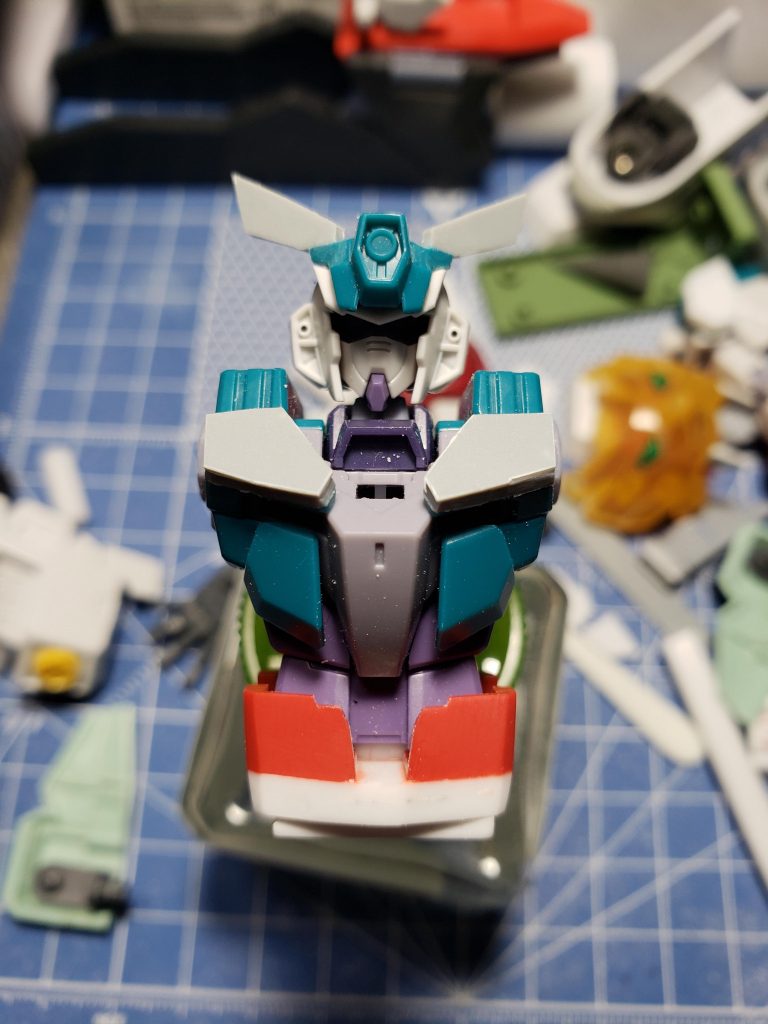 プラ板で延長しました