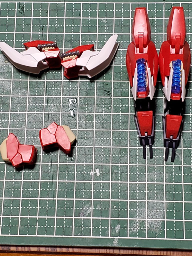 マーズアーマーをベースにパテとＭＳＧのサスペンションを使用し改造しました。