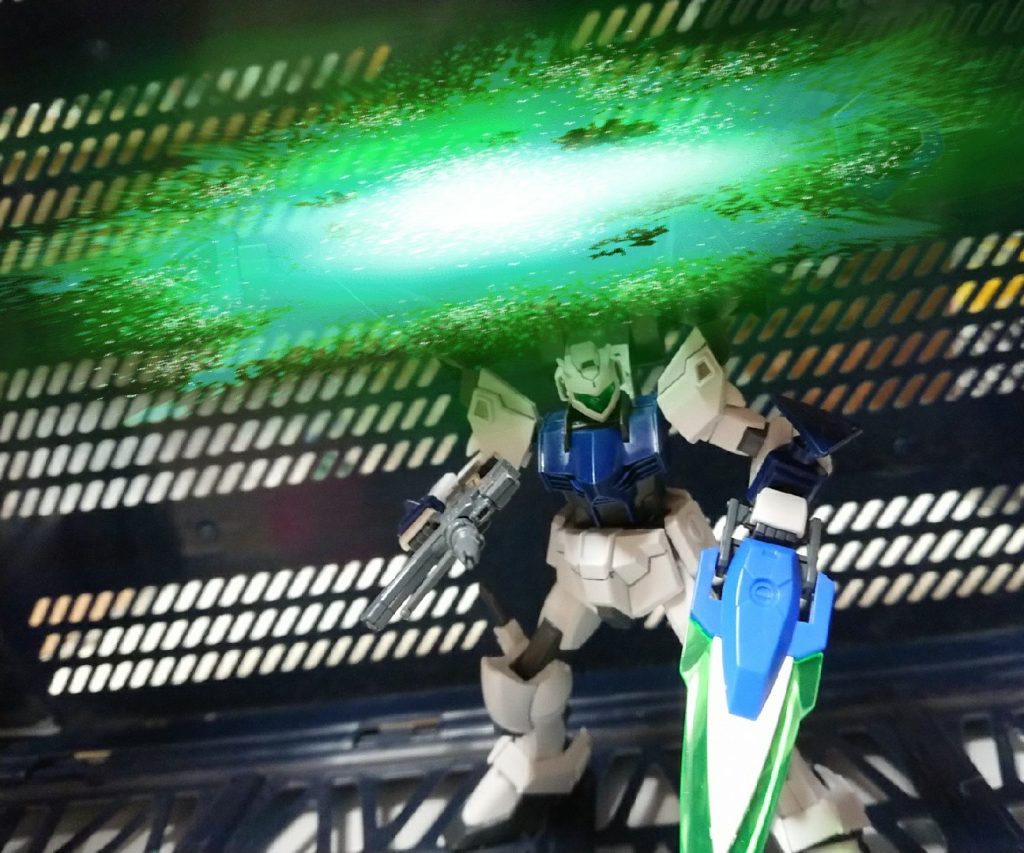 ・アルミューレ・リュミエール
原型機であるハイペリオンを象徴する武装の一つ。
相手の攻撃を弾く光のバリアを展開する。
なお、エネルギーをバックパックの先端に集中する事で、武装としても利用できる。
・GNカタール
II製作時に使われなかった武装。
近接用の武器として持たされている。
・ビームマシンガン
原型機であるハイペリオンガンダムの武装。
アルミューレリュミエールの内側を透過し、一方的に相手を攻撃する事ができる。
・ビームダガー
原型機であるハイペリオンガンダムの武装。
両足に二つ、ビームマシンガンの先端に一つ搭載されている。