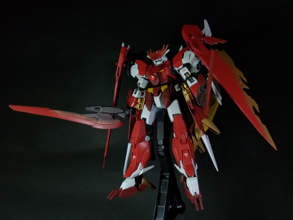 腰にある双剣を持たせるとこんな感じ。