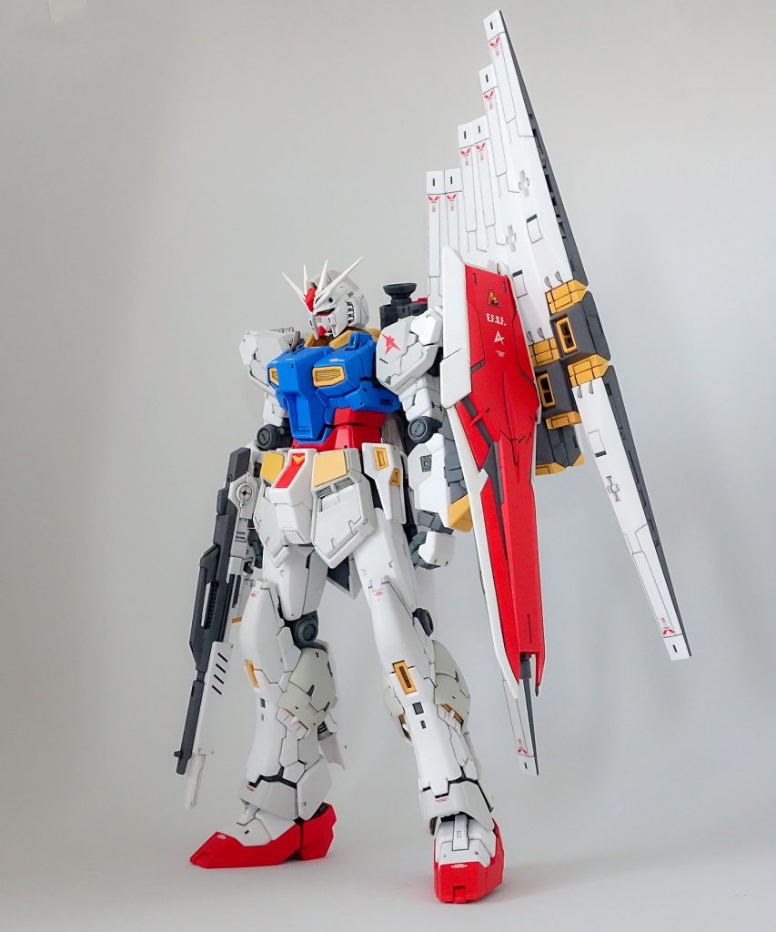 RG νガンダム ファーストカラーVer.–2枚目/制作者：ケイ