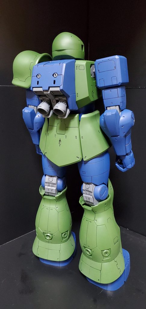 胸やお腹、後頭部が設定と違いますが、上司との打ち合わせでそこは弄らなくて良いとなっていたためそのままです。