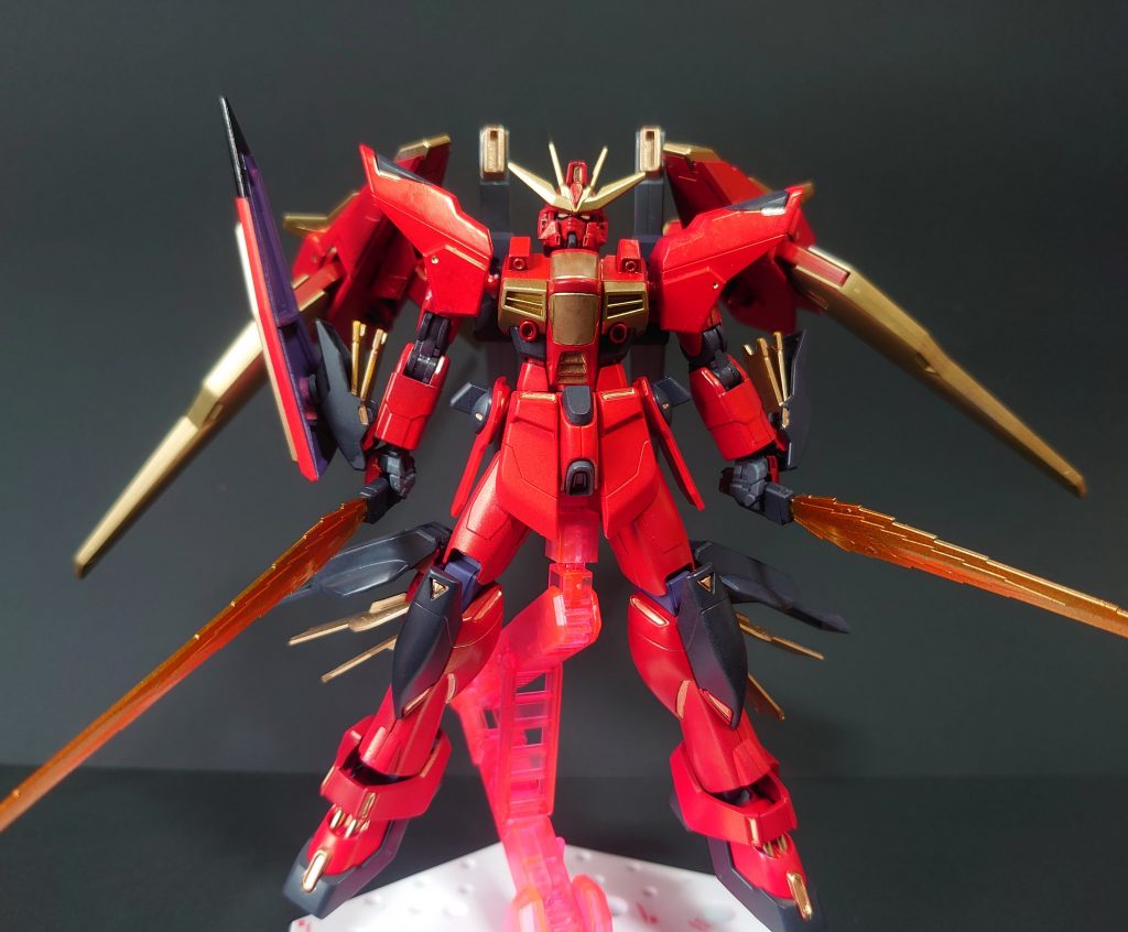 オリジナル要素
サテライトドライブ
トランザムのようなものって憧れますよね。
腕と脚の装甲を解放して、戦闘力をアップ！