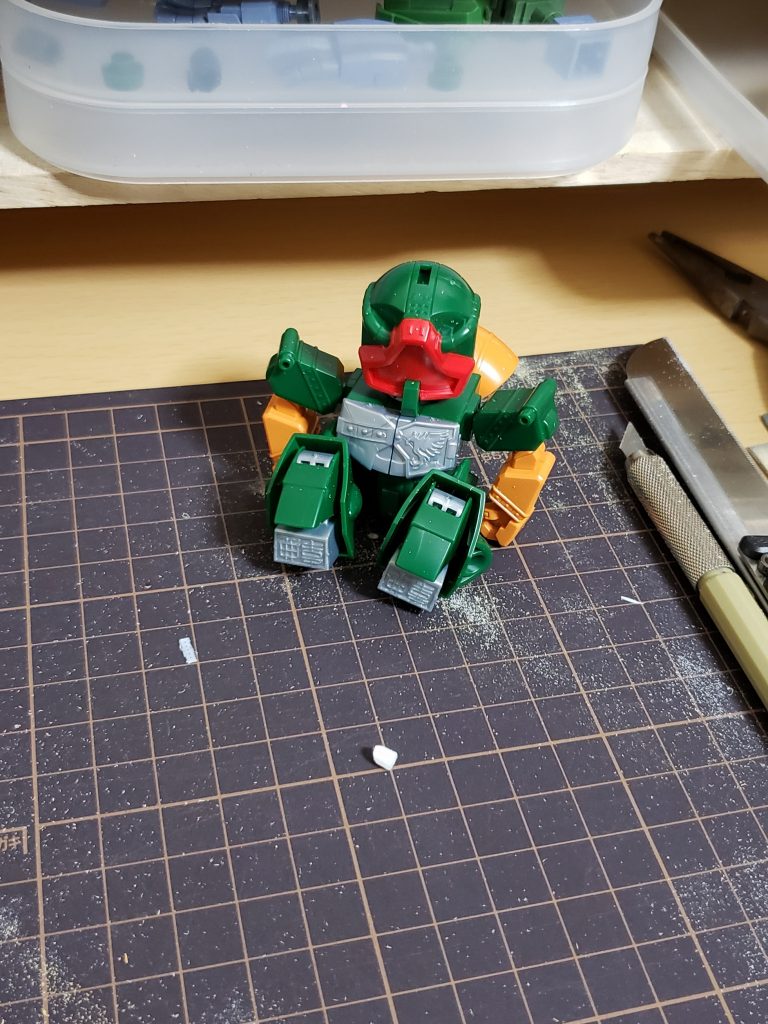 最後に武装を盗られていじけている不動の怪力さんでお別れです。