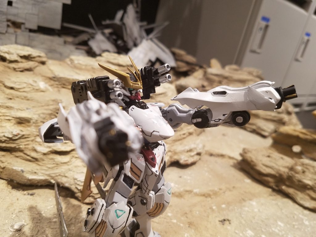 ハンド部パージしてガトリグとバックパックの遠距離鉄鋼砲弾使用時