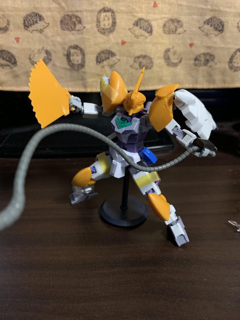 武装盛り合わせ＆制作途中の写真を。