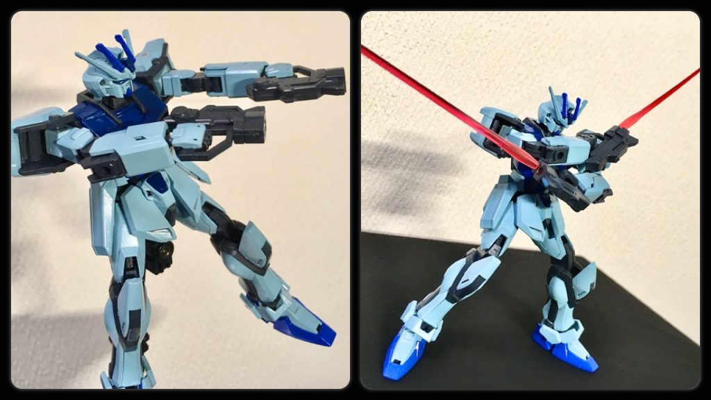 I.W.S.P.L.ストライカーの情報提供の見返りにモルゲンレーテ社は本機の運用データをアクタイオン・インダストリー社に渡している。
特にショートビームライフルはGAT-X105E ストライクEに装備されるM8F-SB1 ビームライフルショーティーの開発に繋がった。