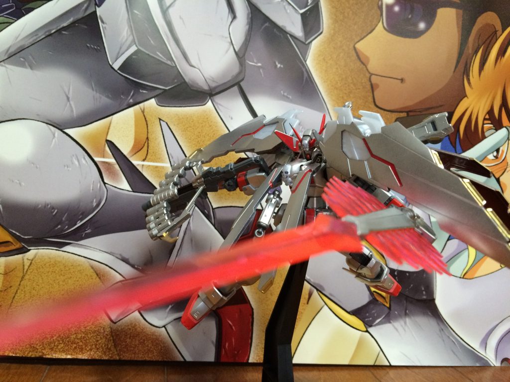 ムラマサブラスターですね。
ちょっと前にプレバンでX0を買ったので機会があれば武器だけでも持たせ直したいですね。