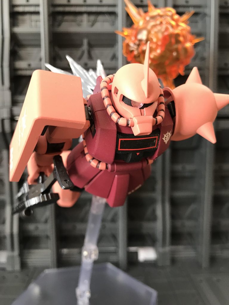 HGUCシャア専用ザクⅡ–4枚目/制作者：ロンロン(烈帝城築城中)