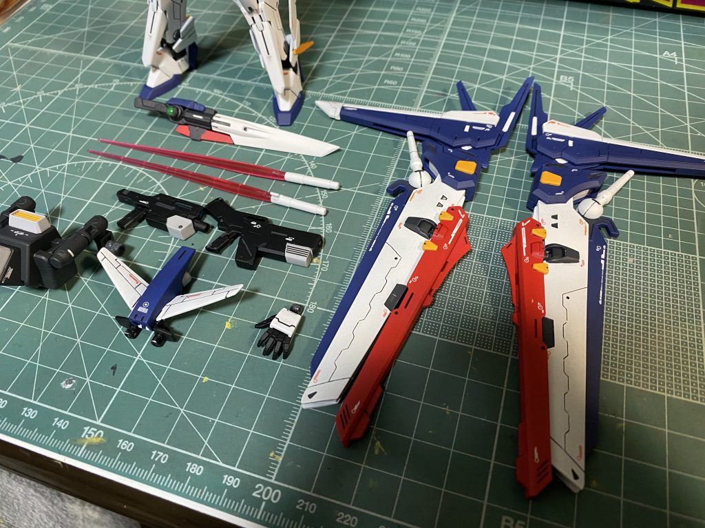 素体除くと武装はこれだけ。まだ少しアンスタブルに手を加えるつもりです。