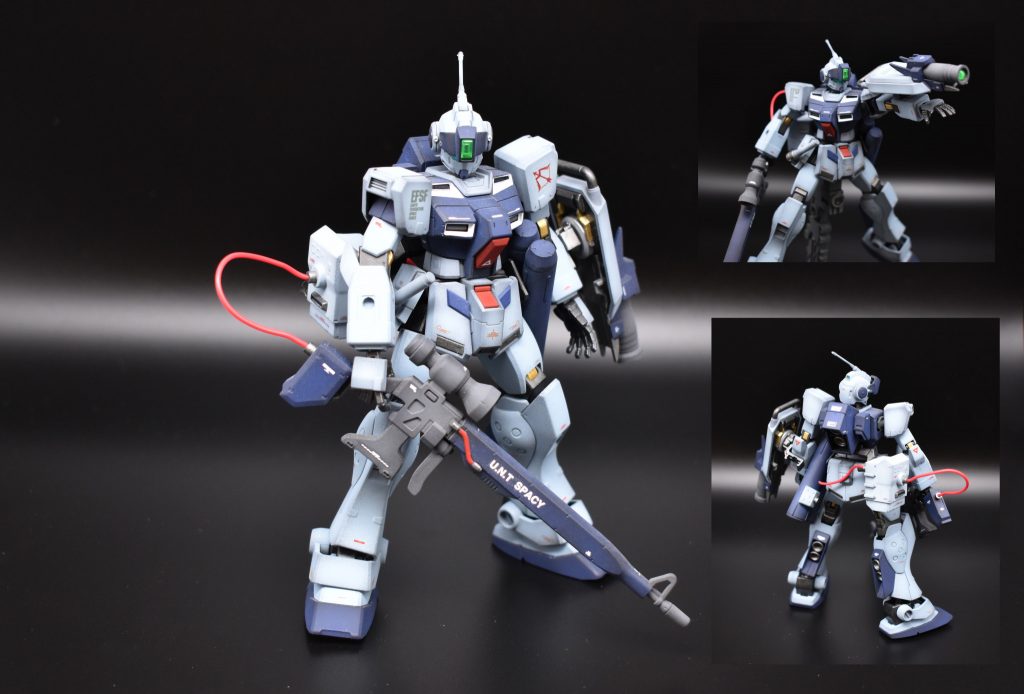 スナイプタイプ
背部に追加ジェネレーター、腰部にエネルギータンクを装備。シールドセンサーによる索敵、遠距離からの攻撃が可能。