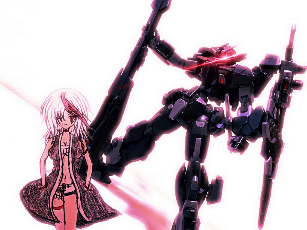 ･十六夜久遠ガンダムリベリオンのパイロットで、バウンティハンター。親に研究所へと売られ、人間兵器に改造されてしまう過去を持つ強化人間の少女。男口調の喋り方をしており、ドライな性格。何事にも無関心で周りのものにあまり興味を持たず、食事は携帯食糧で済ませ、大半は鍛えるか寝るの2択の生活が主で、よく周りから他のことにも目を向けるように強制連行されることが多い。