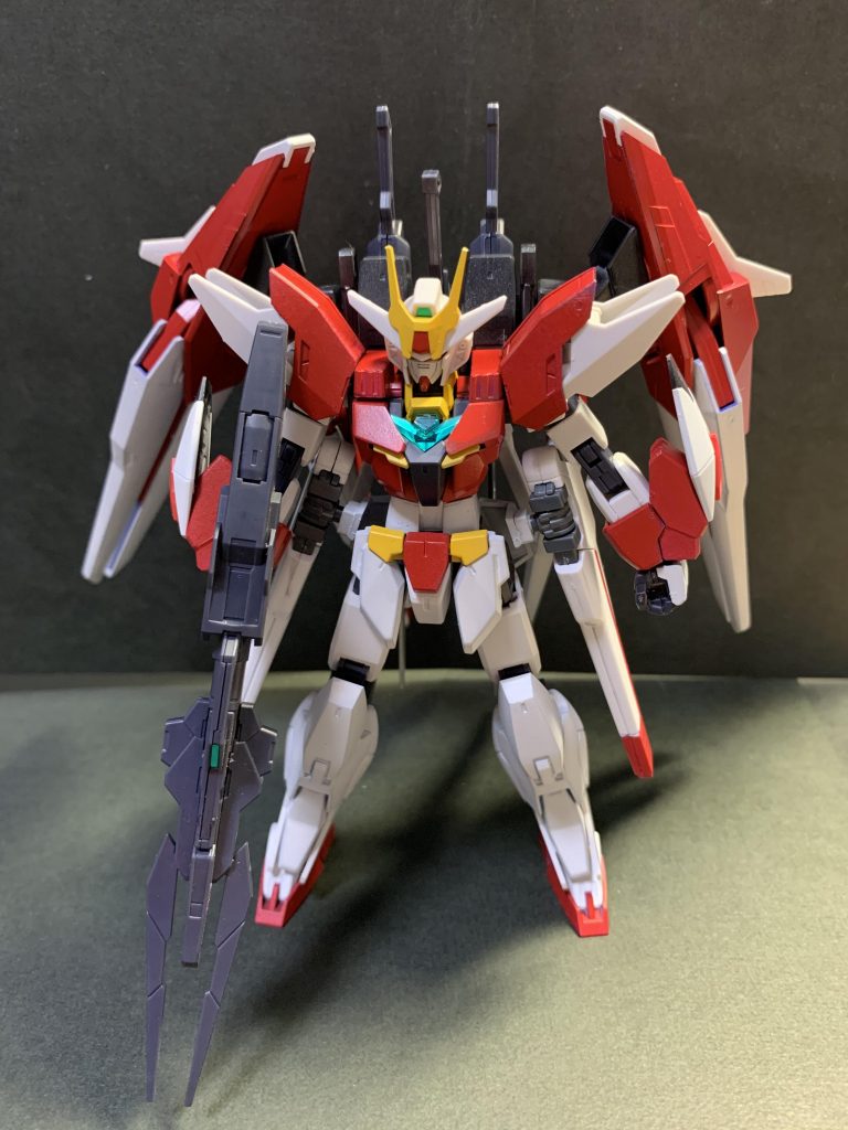 武装:ビームブラスター、ビームシールド×2、頭部バルカン砲×2、ブレイクエッジ×2、ブレイクバスターソード、ビームサーベル×2、ブレイクランチャー×2、ブレイクドラグーン×6