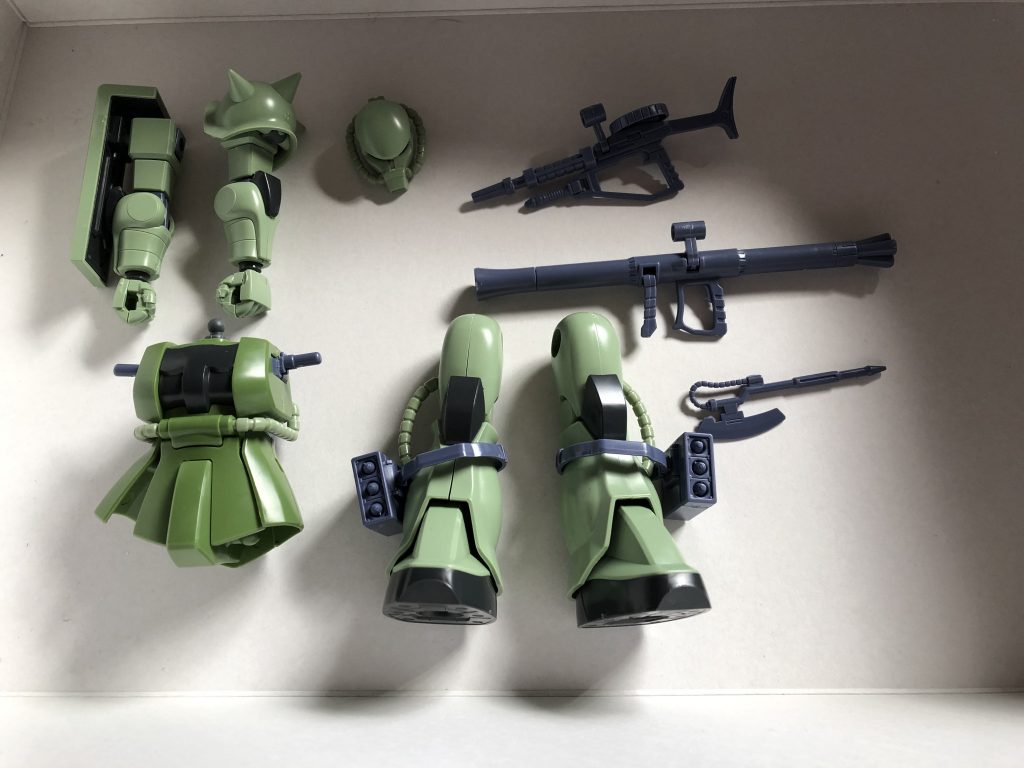 ザク仕上げ前の状態