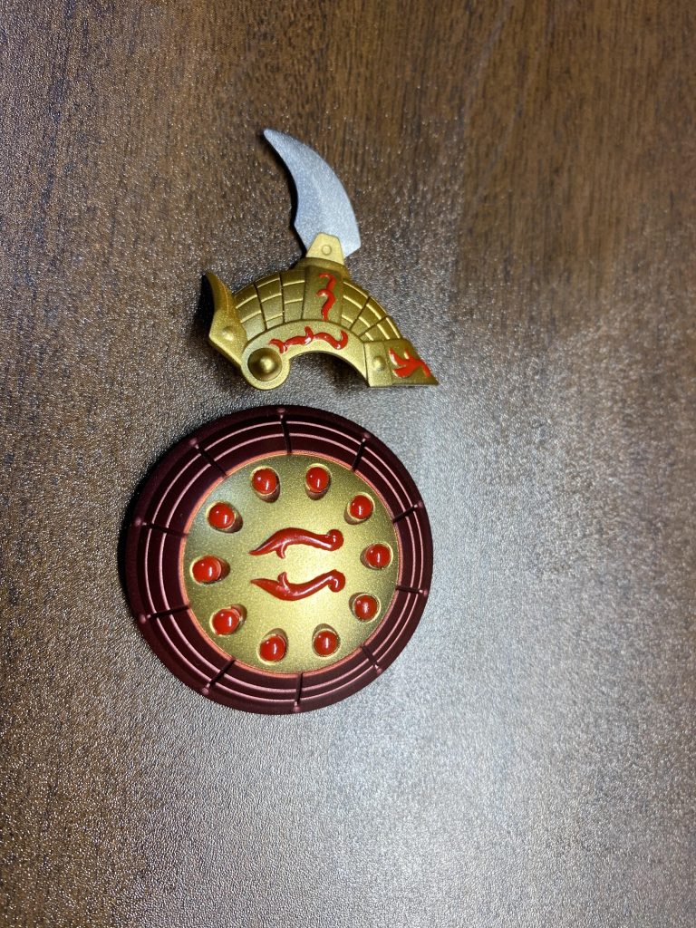 赤はエナメル筆塗りで仕上げました