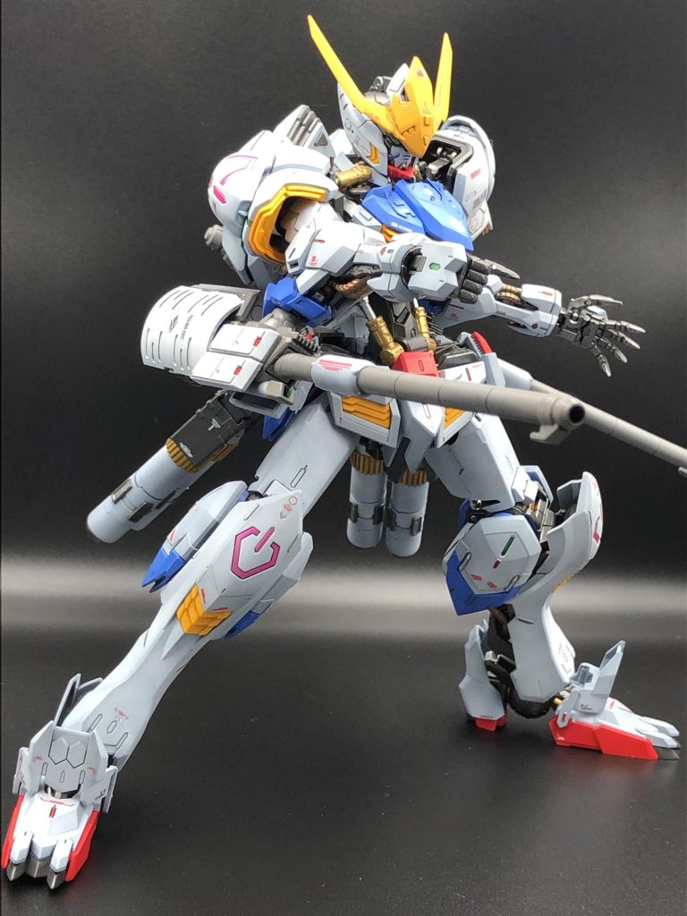 両碗部のMSオプションの長距離砲を改造して作りました