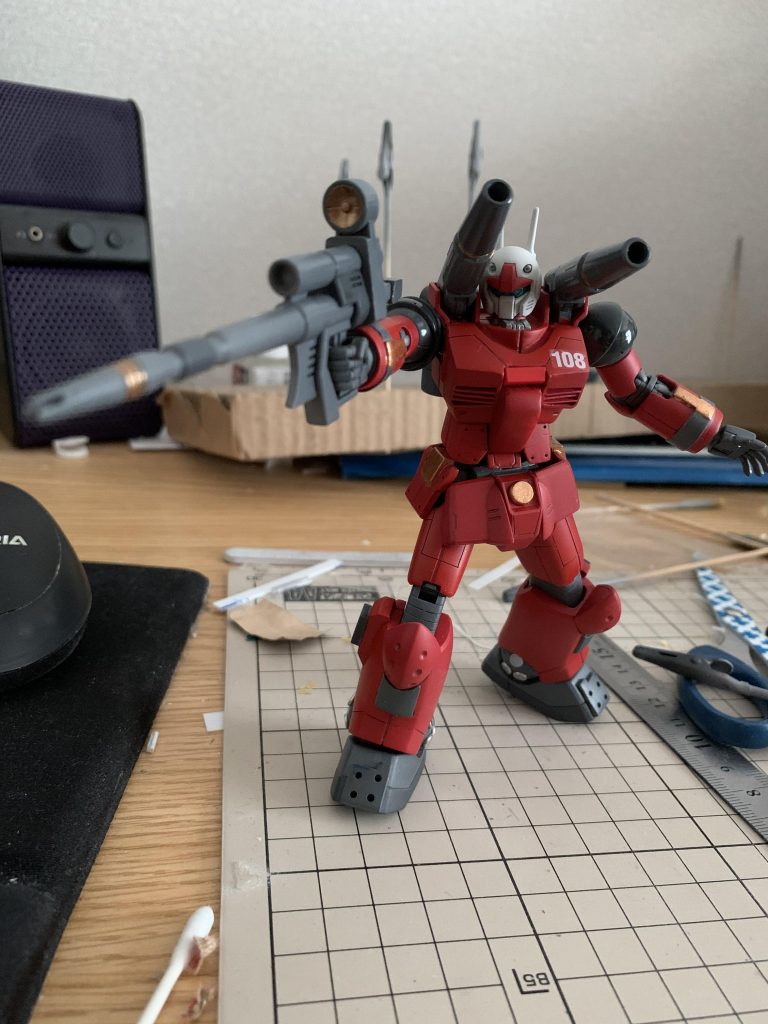 ビームライフル姿