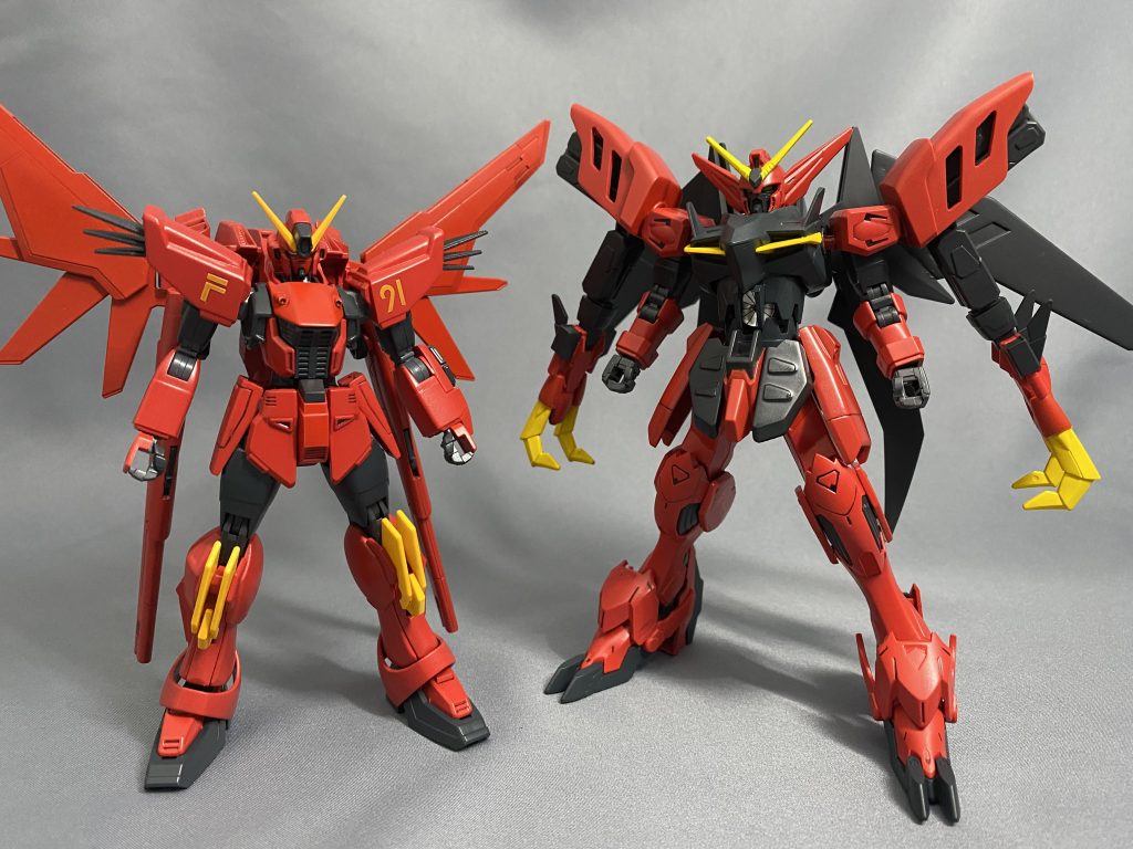 前回のレッドファイター91type:Rと並べて。
対照的な感じに出来て満足しています。
また赤…
って言わないで!