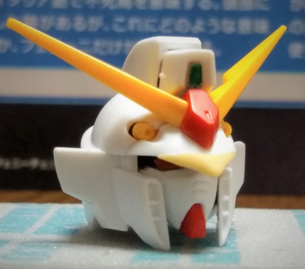 頭部の改修開始〜パテで成形中