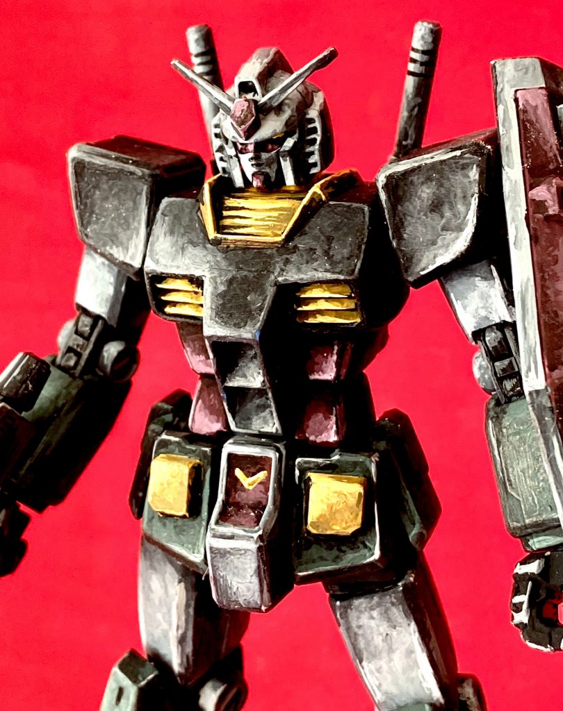1/144 RX-78-2 ガンダム リアルタイプカラーver 筆塗りイラスト風–5枚目/制作者：@j_gunaka