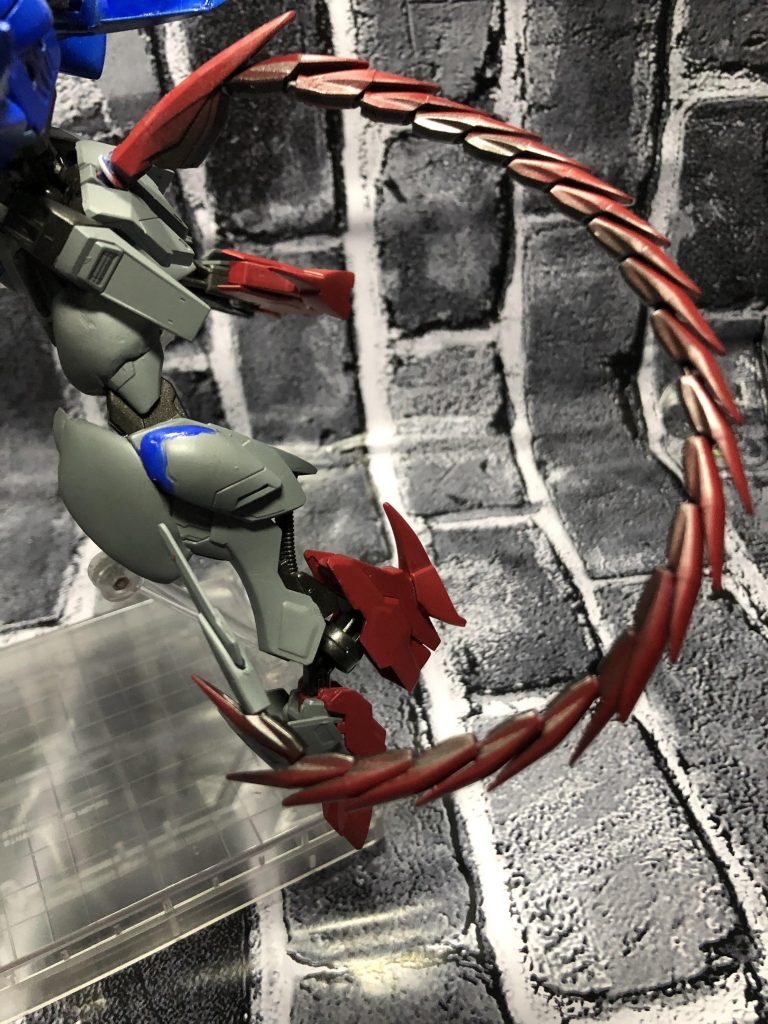 しっぽの塗装めちゃくちゃ大変だったんですよ……
ただもうちょっと黒頑張りたかったですね……