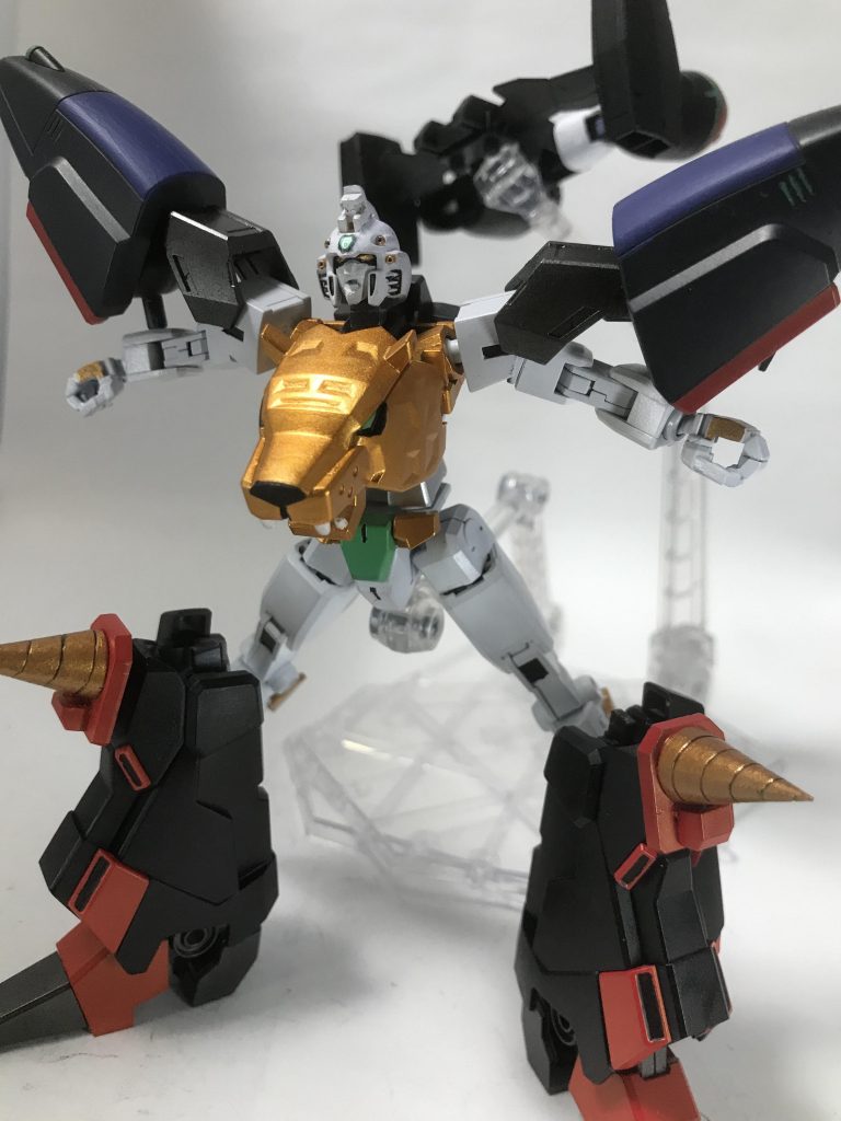 真の力を発揮するため支援マシンと
Fフュージョン!!