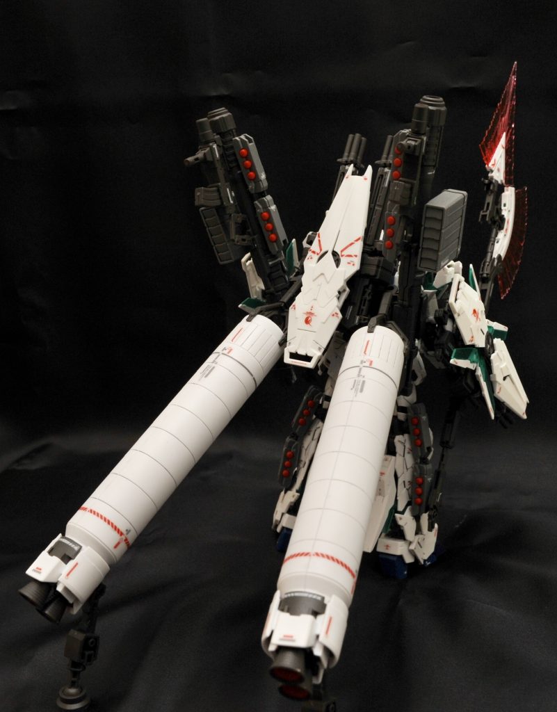 敢えての後ろ向き。個人的にこの角度が一番好きなので。キットは墨入れ、デカール貼り（しんどかった）、艶消しクリア仕上げで、特に変わった事はしていません。