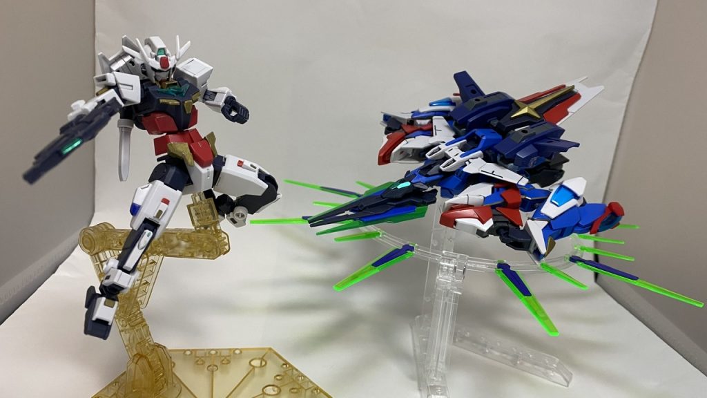 未来を切り開く為のガンダム。僕にとってはそんな願いを込めたガンプラです。