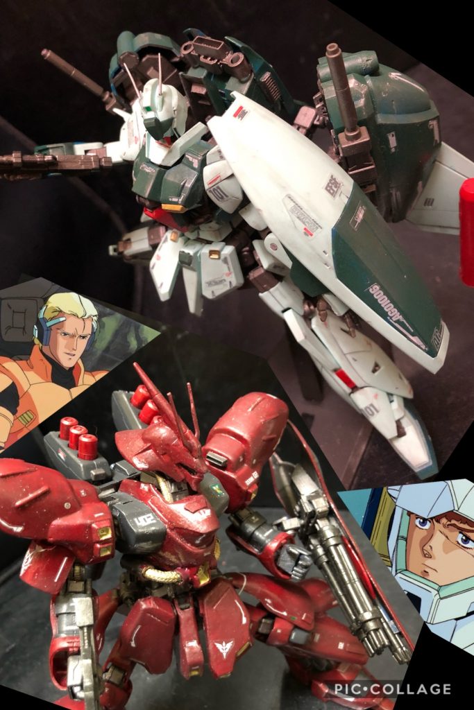 シャア「アムロ君!ガンダムはどうしたのだ?」アムロ「ガンダム、ガンダムって....!いい歳した大人が、いい加減ガンダムから卒業したらどうなんだ、シャア!」シャア「....ふむ、アムロ君。それは言ってはならない約束だよ。」アムロ「じゃあ大人なのに何故ガンダムにこだわる!」シャア「坊やだからさ。」アムロ「言ったなー!シャア!」シャア「いや、言わされたよ。」