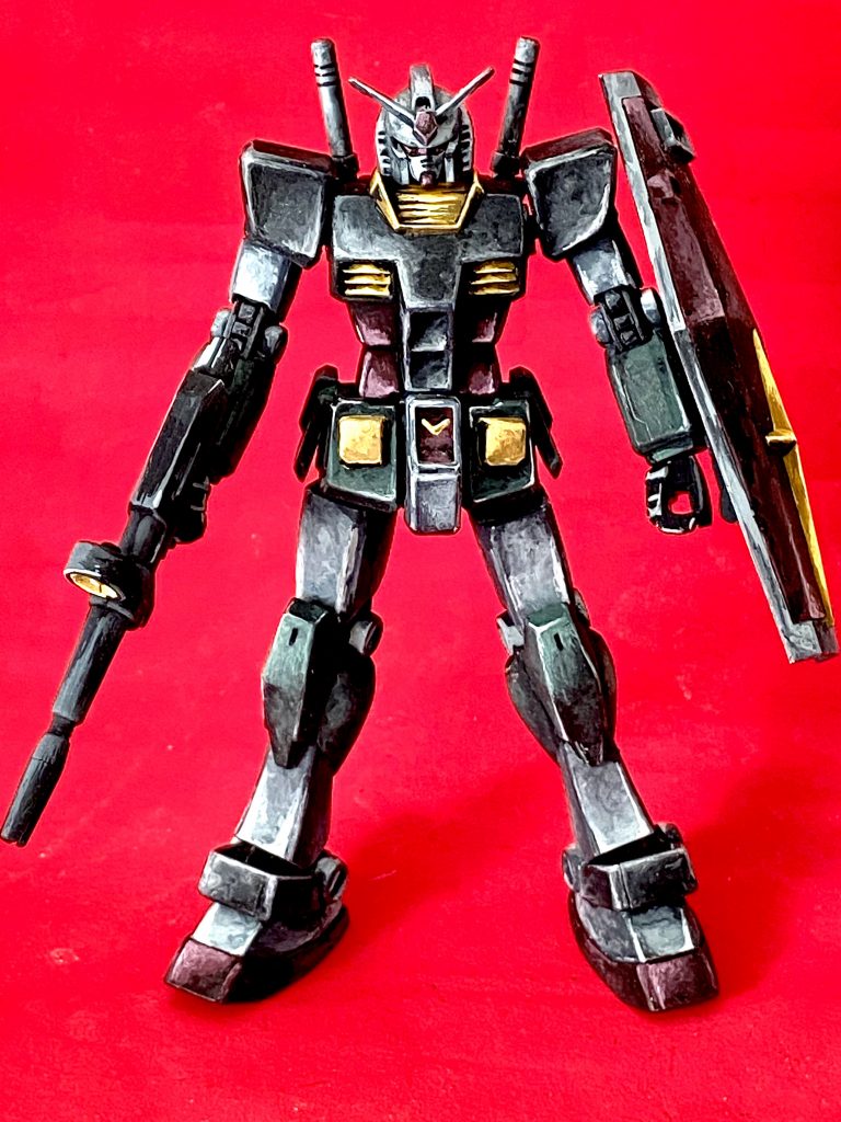 1/144 RX-78-2 ガンダム リアルタイプカラーver 筆塗りイラスト風–3枚目/制作者：@j_gunaka
