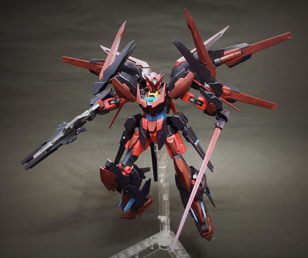 プルートアーマー＋カロンアームズ。サブユニットのカロンブースターを装着。もともと装備しているサーベルとは別の高出力サーベルをもつ。