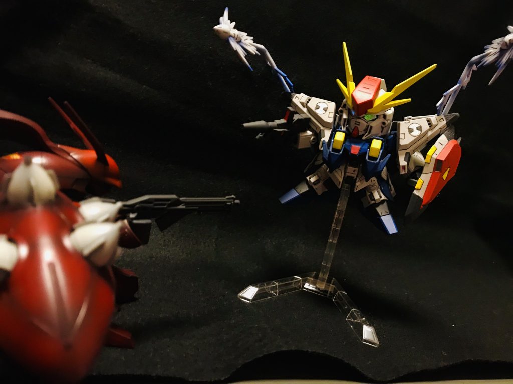 対峙する2機！
世代はかなり違うけど笑