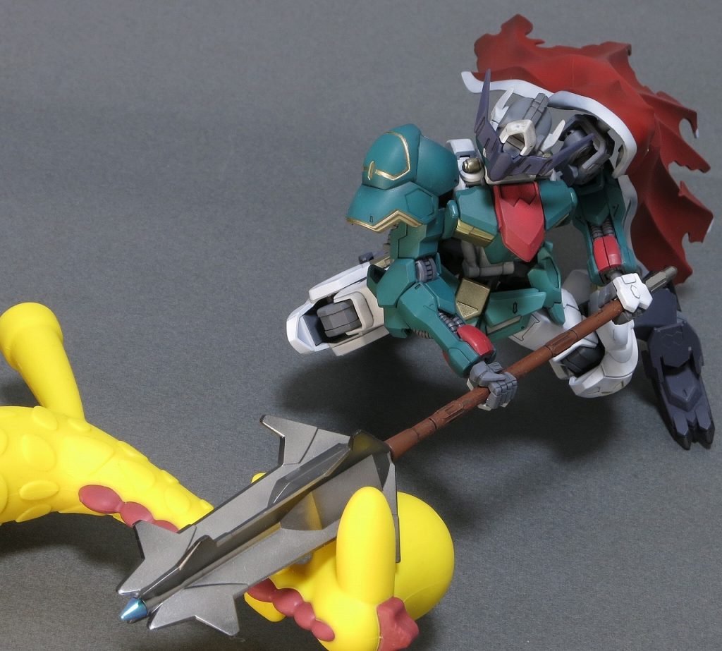 メイスを叩きつけるまひるちゃん。わかります