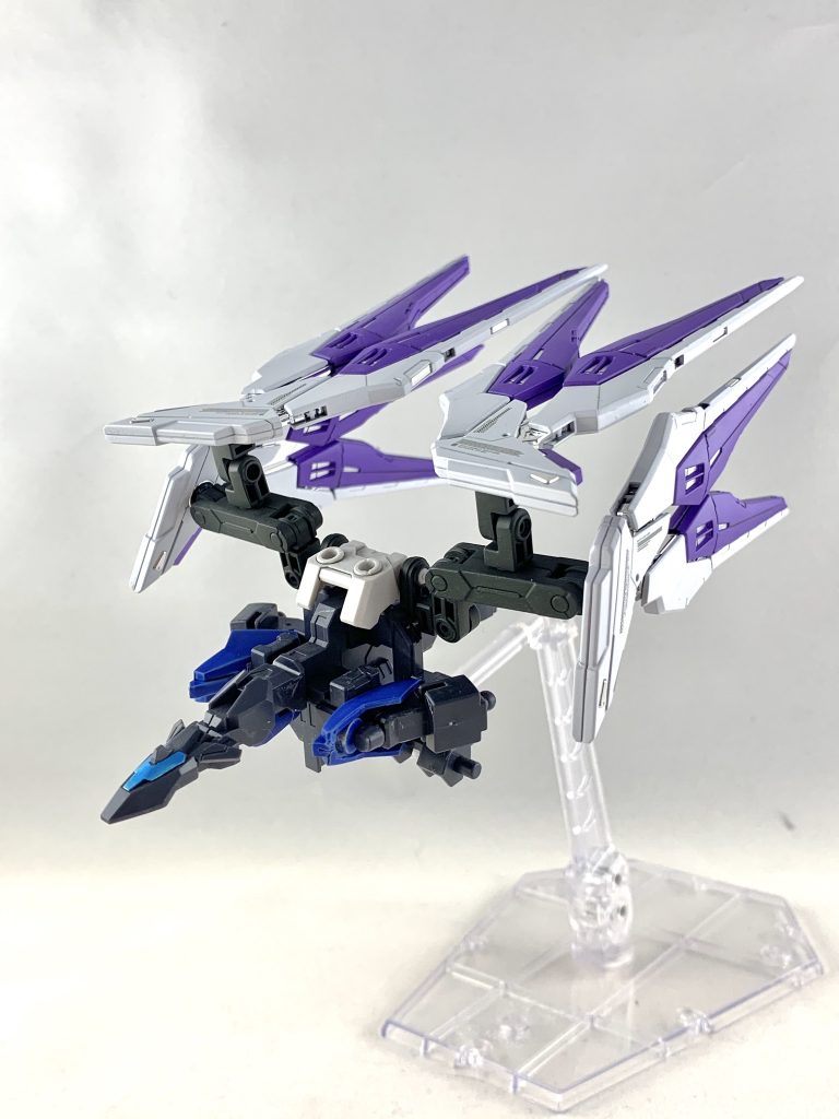 メテオアーマー

RGストフリのウイングをアームアームズで接続したユニットと増加装甲からなるもうひとつのアーマー。カラーリングはミーティアをイメージしています。