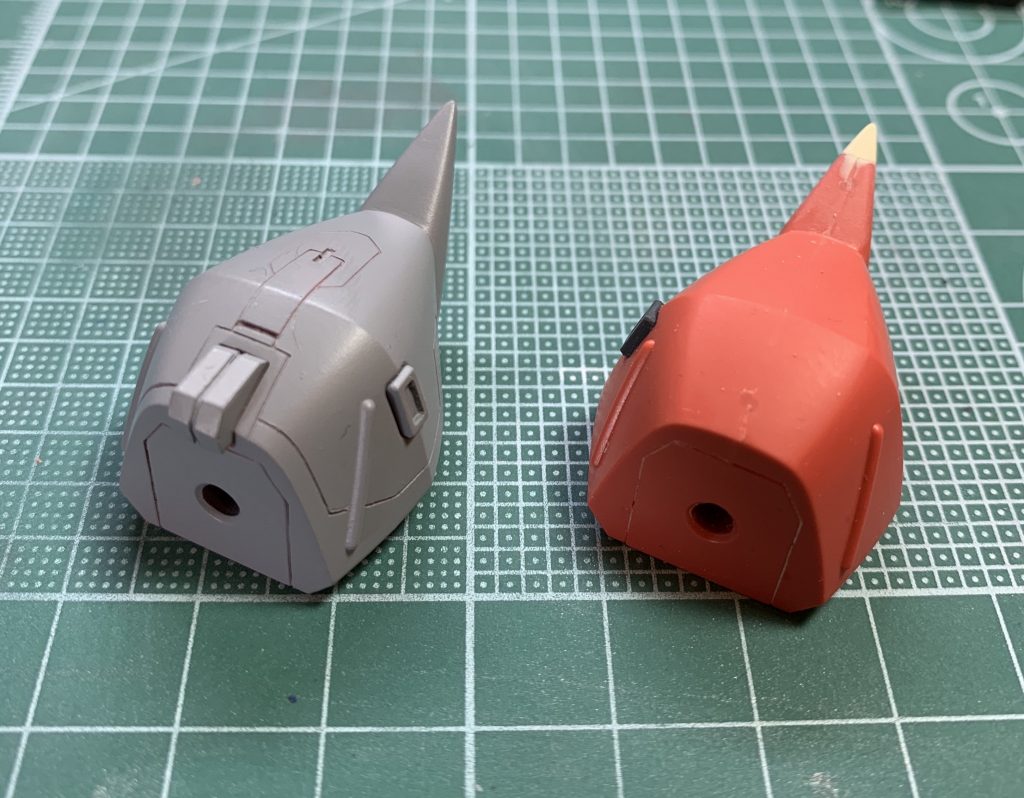 肩アーマーのディテールアップ
