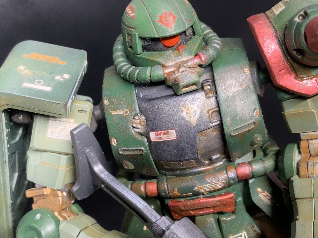 さだきち伍長、降格で自暴自棄になり機体をオリジナルっぽく改造した感じです
が、余り整備しないので錆浮いてきてるみたいな…(o^^o)