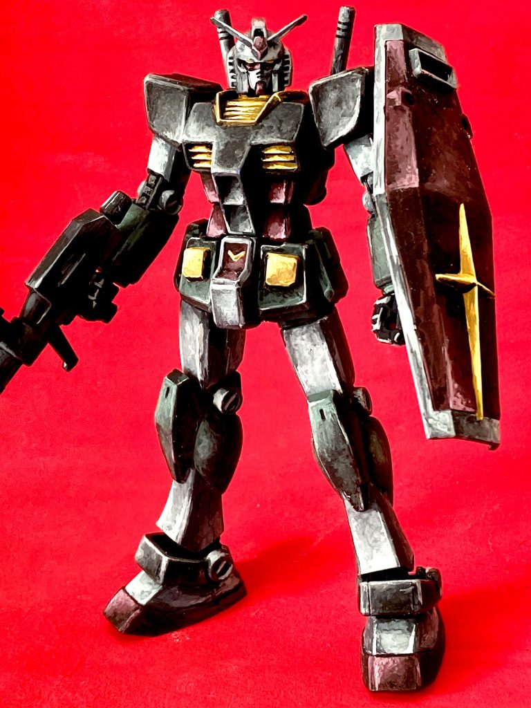 1/144 RX-78-2 ガンダム リアルタイプカラーver 筆塗りイラスト風–2枚目/制作者：@j_gunaka
