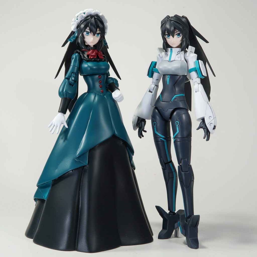 成型色仕上げのメイと。フェイスは同じ加工。