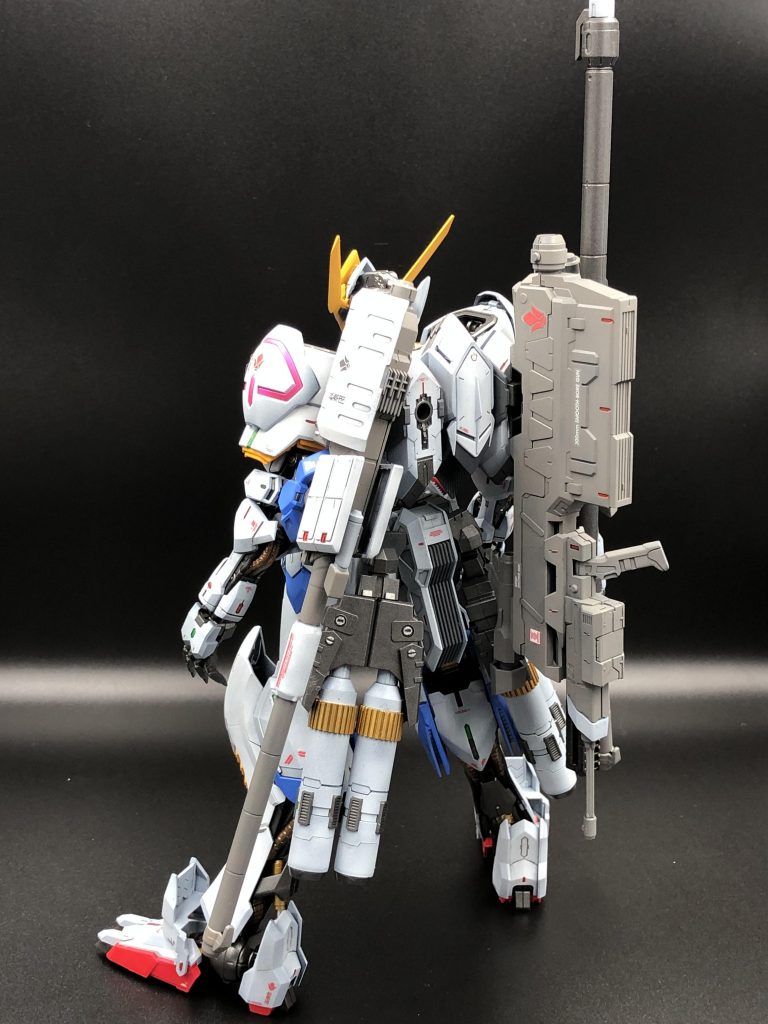 後ろ姿です
追加のブースターはこんな感じです！