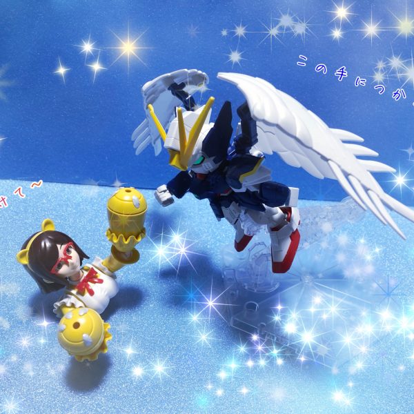 溺れてるチナッガイちゃんを助けにきたウイングガンダムゼロ！