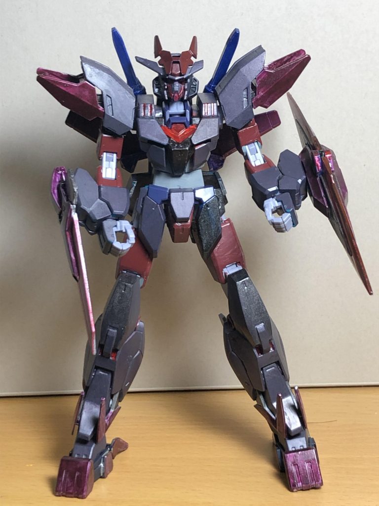 V2ガンダムのヴェスバーとダブルオーセブンスソードのGNカタールから拝借して作成しました。