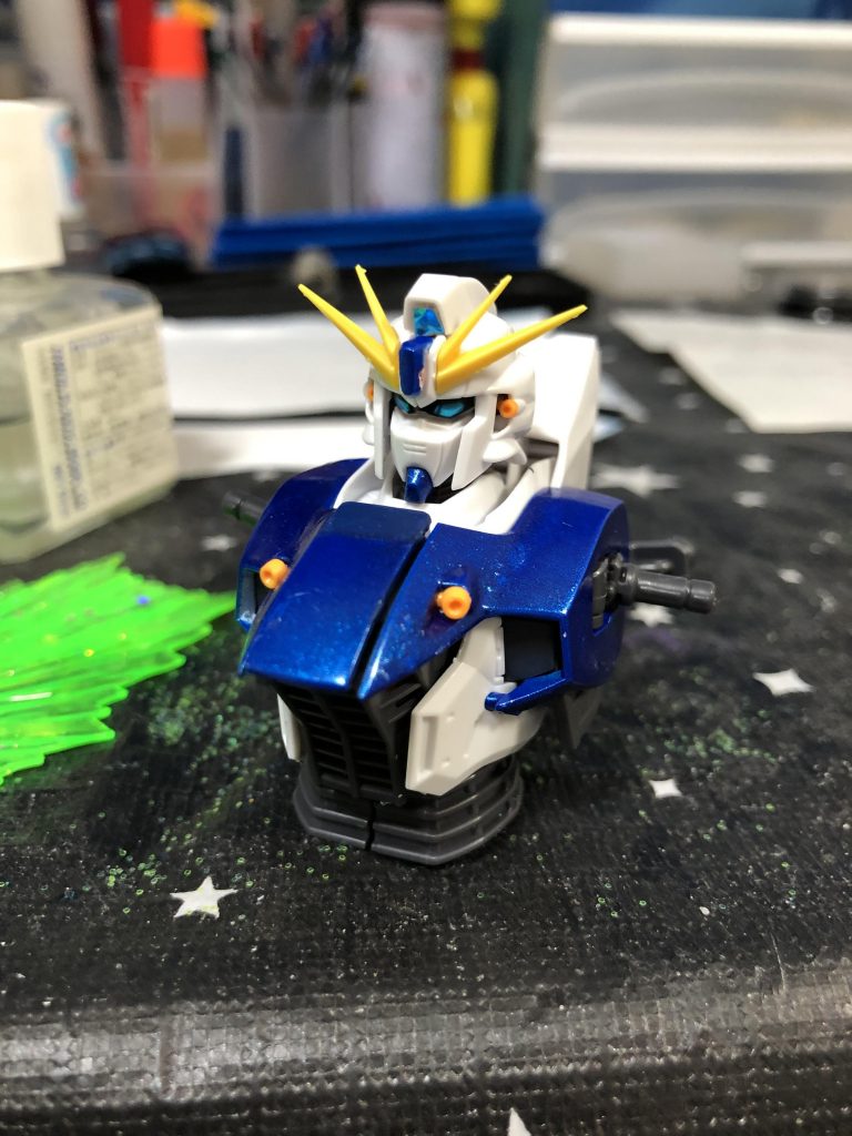 間スプレー吹いてからの組み合わせ。完成するごとにワクワクします。