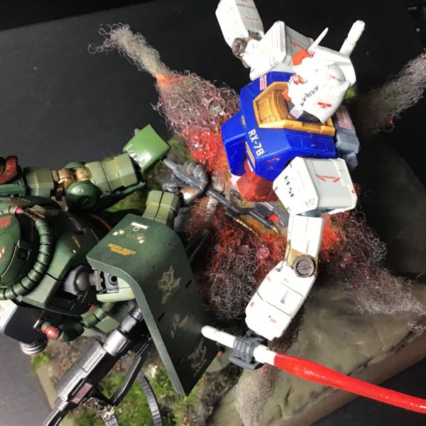 ガンダム、大地に立てず⋯(T_T)