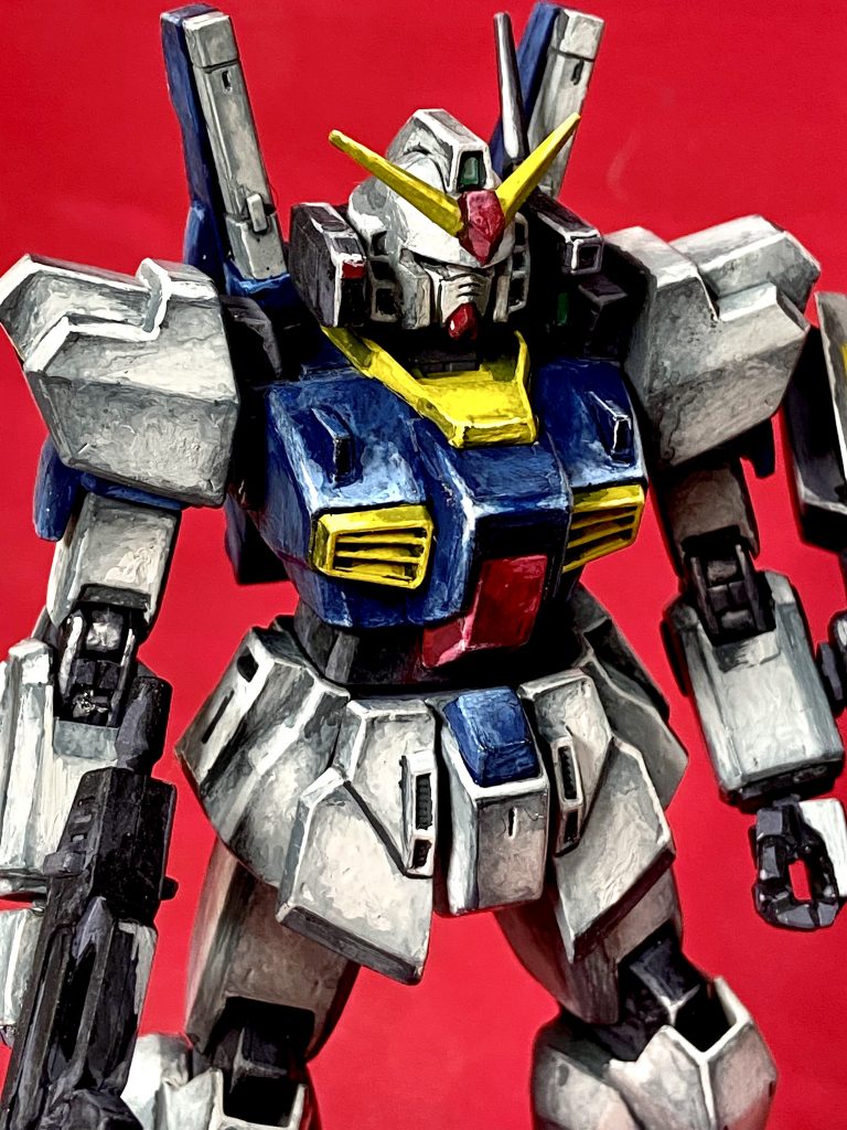 1/144 ガンダムマークⅡ 筆塗りイラスト風–4枚目/制作者：@j_gunaka