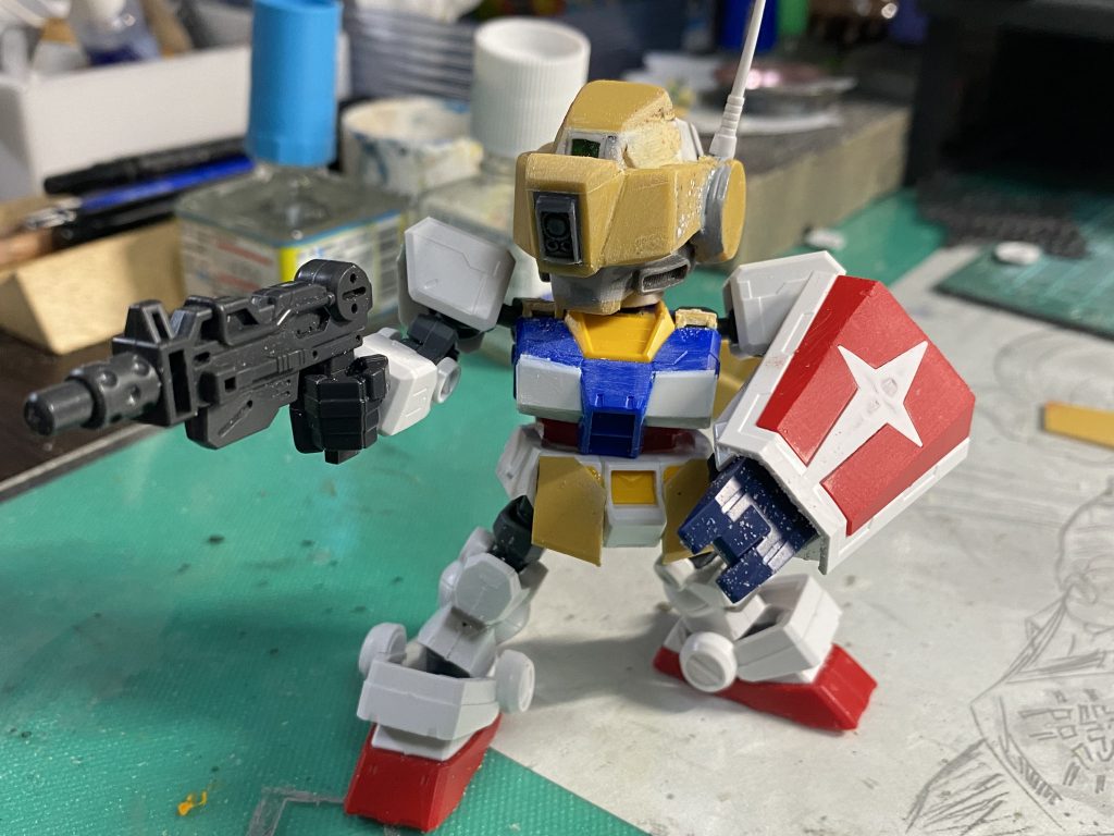 バイザーを作り直すこと、四回。
本体より、バイザーに時間がかかっております💦