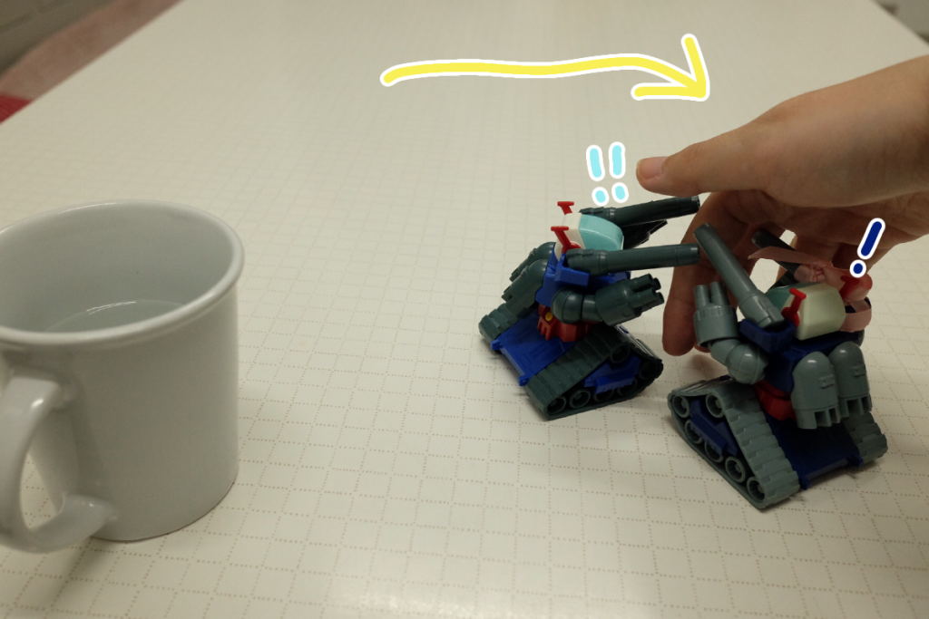 ほらほら、捕まえちゃうぞ〜〜