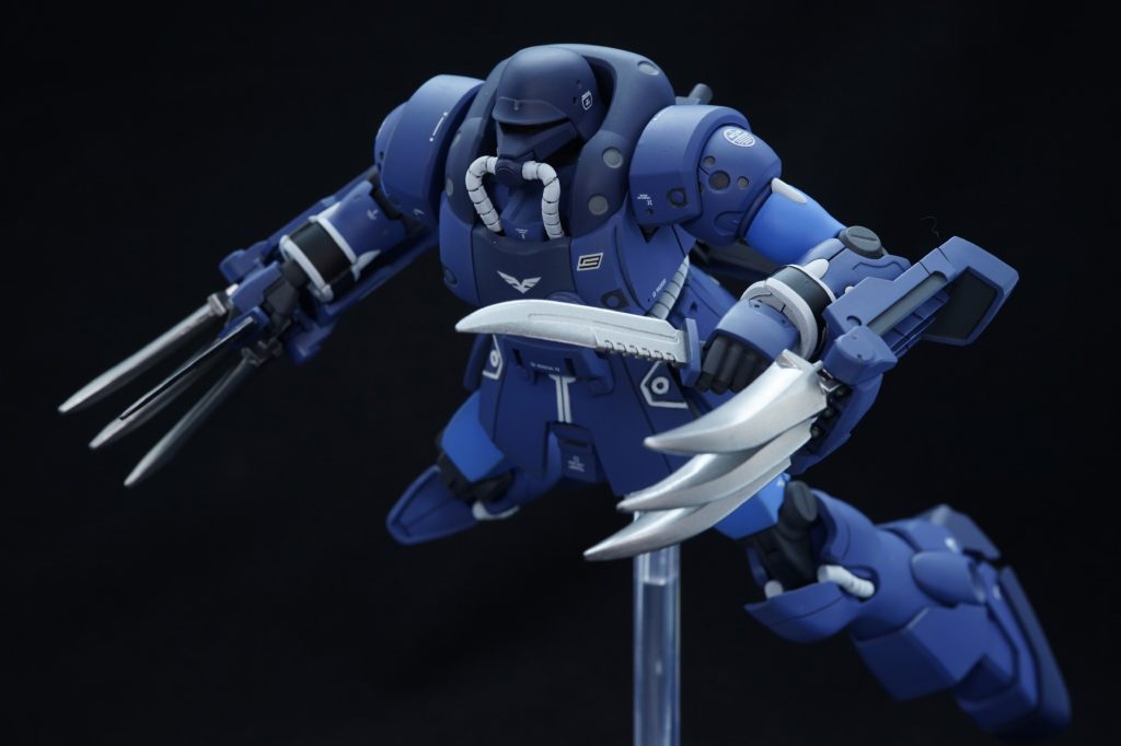 ## ヒートナイフ&クロー
近場にいたジムIIさん達を輪切りにしていくイメージで。
切れ味尋常じゃなかったですね!